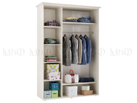 Шкаф 3-х Створчатый Элит-2 МДФ (Ш-1500 мм x В-2236 мм x Г-528 мм)/Разные Цвета 